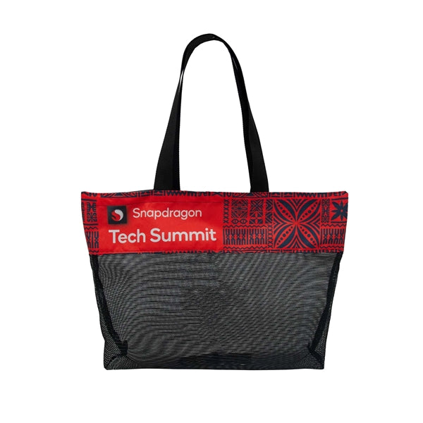 Sublimated Panel & Mesh Tote Bag IMPORT