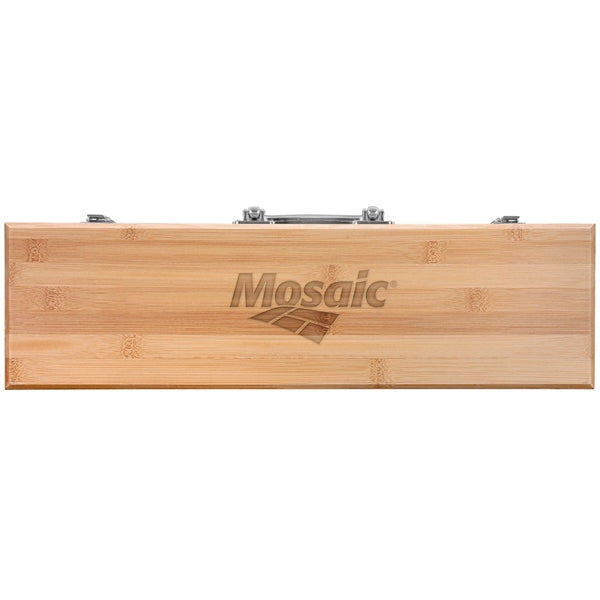 3-Piece BBQ Grill Utensil Set with Bamboo Case