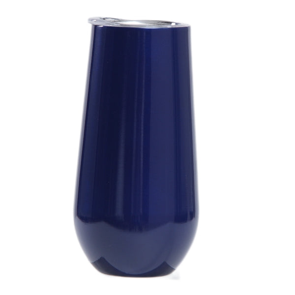 6oz Tumbler with clear sip lid Thermo Flute Stainless Steel