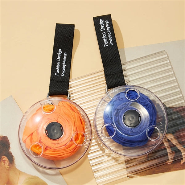 Ultra Folding Telescopic Disc Shopping Bag Multifunctional R