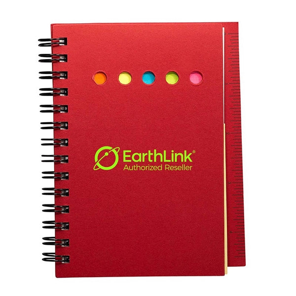 Sticky Notebook with ruler
