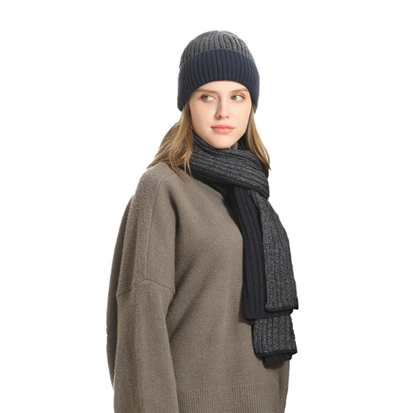 Winter Beanie Hat Scarf Gloves Set