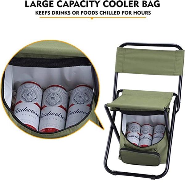 Fishing Cooler Bag Foldable Camping Chairs
