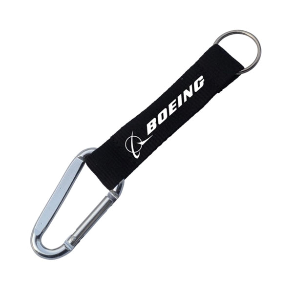 3/4" Carabiner Keychain Pocket Lanyards w/ Keyring