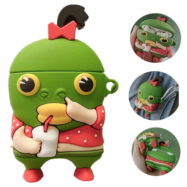 Fish Head Monster Cartoon Earphone Case