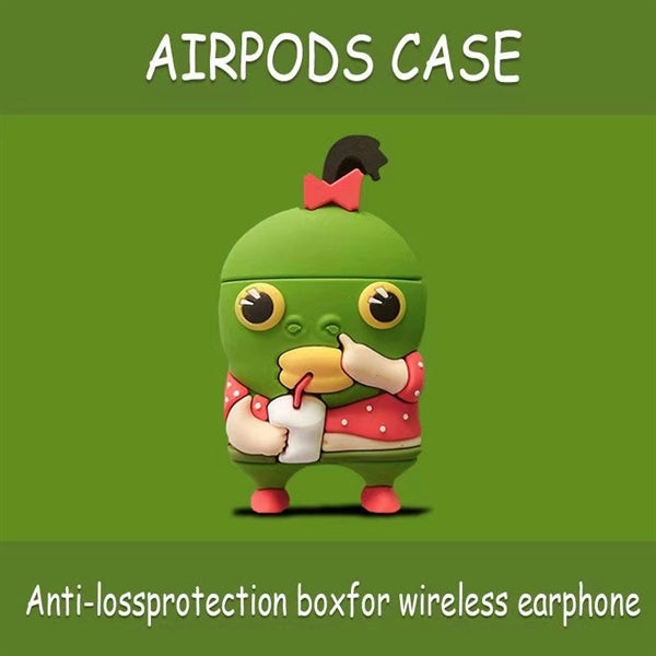 Fish Head Monster Cartoon Earphone Case