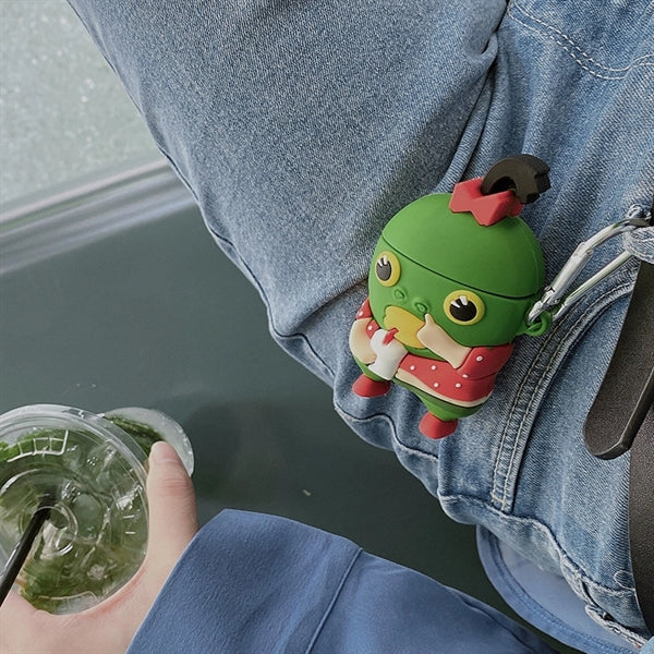 Fish Head Monster Cartoon Earphone Case