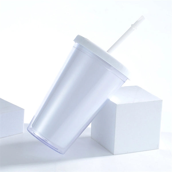 16 oz Translucent Plastic Candy Colors Stadium Coffee Cup