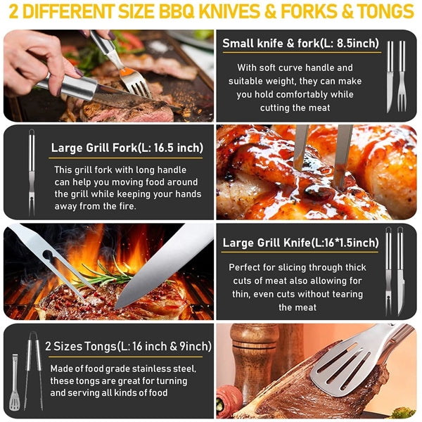 BBQ Grill Accessories Tools Set