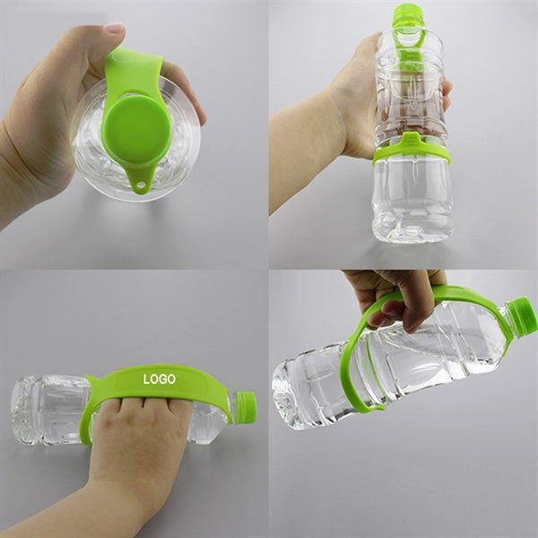 Silicone Carrier Water Bottle Grip Band