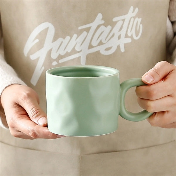 15oz Ceramic Tea Coffee Cup with Round Handle