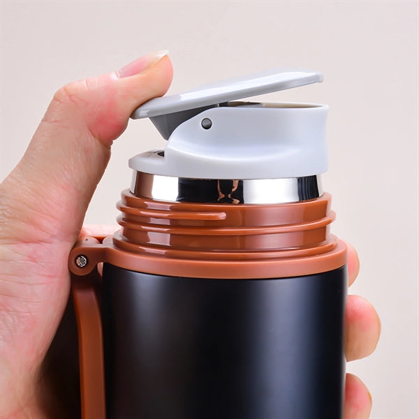 17oz Double Walled Sports Travel Mug With Leakproof Lid