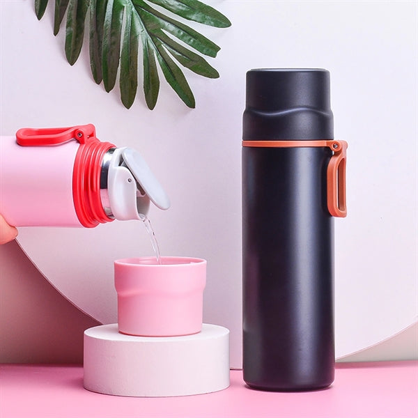 17oz Double Walled Sports Travel Mug With Leakproof Lid