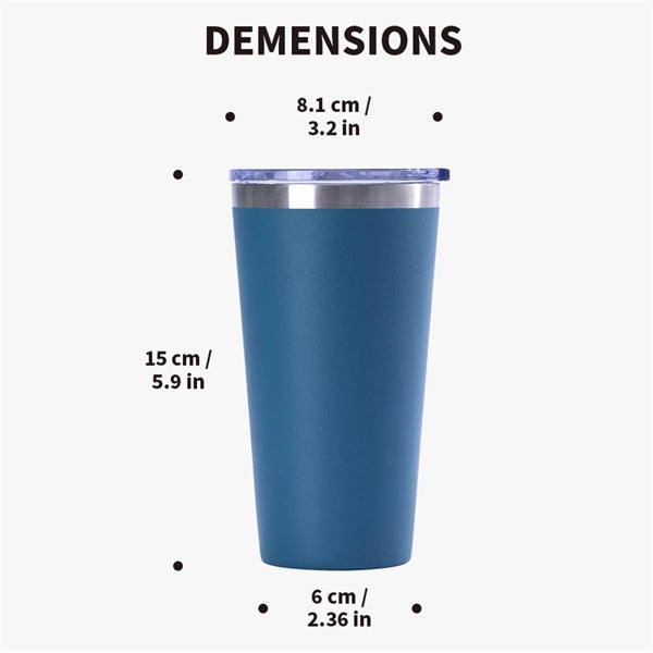 16 Oz Tumbler With Lids And Straws