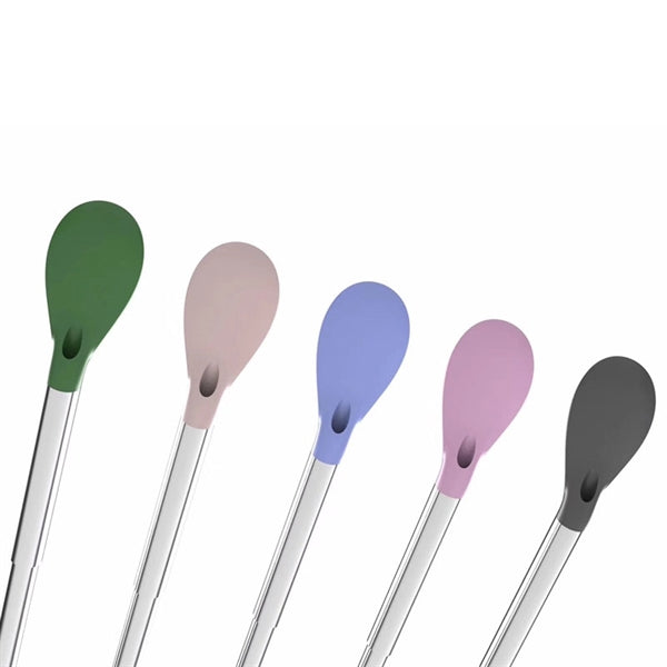 Multifunctional Retractable Straw Spoon
