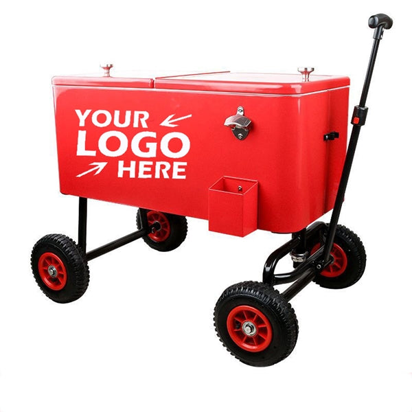 75L Vintage Metal Wagon Cooler