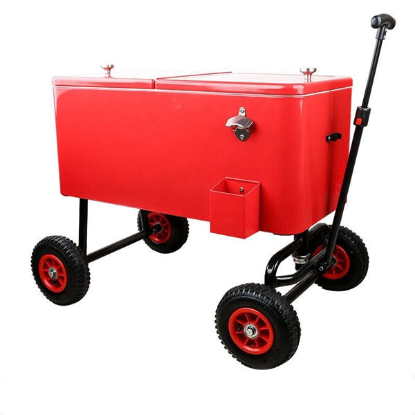 75L Vintage Metal Wagon Cooler