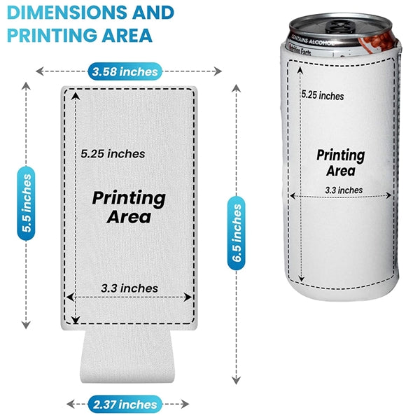 Slim Beer Can Cooler Sleeve