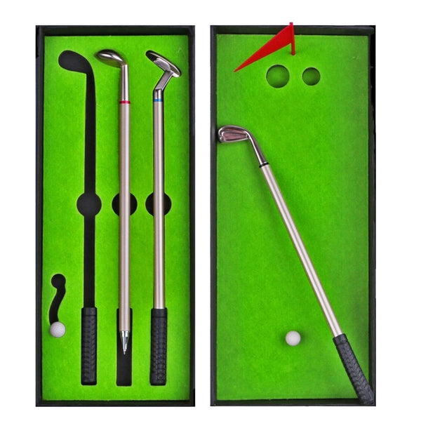 3pcs Golf Club Pen Set with Box