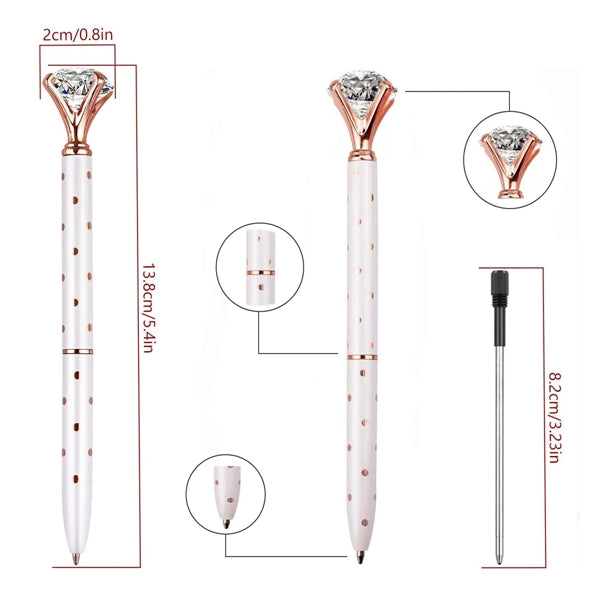 Big Crystal Diamond Ballpoint Pen