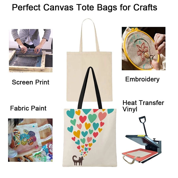 Canvas Shopping Tote Bag