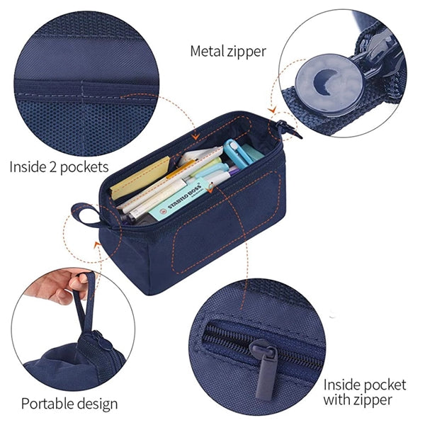Polyester Oxford Cloth Stationery Bag Pencil Case