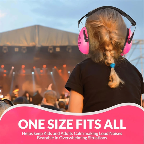 Size Adjustable Foldable Noise Reduction Cancelling Earmuff