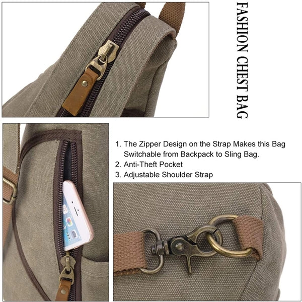 Canvas Sling Bag