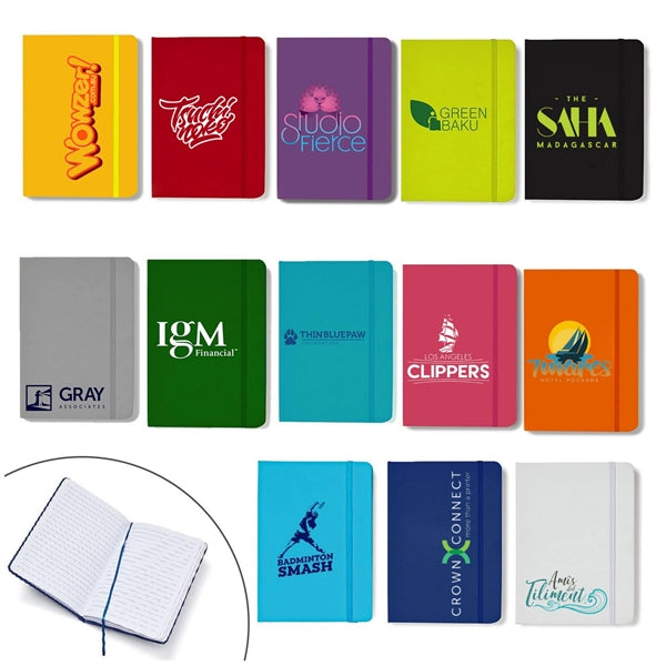Notebook with closure & bookmark