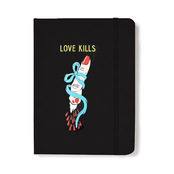 Notebook with closure & bookmark