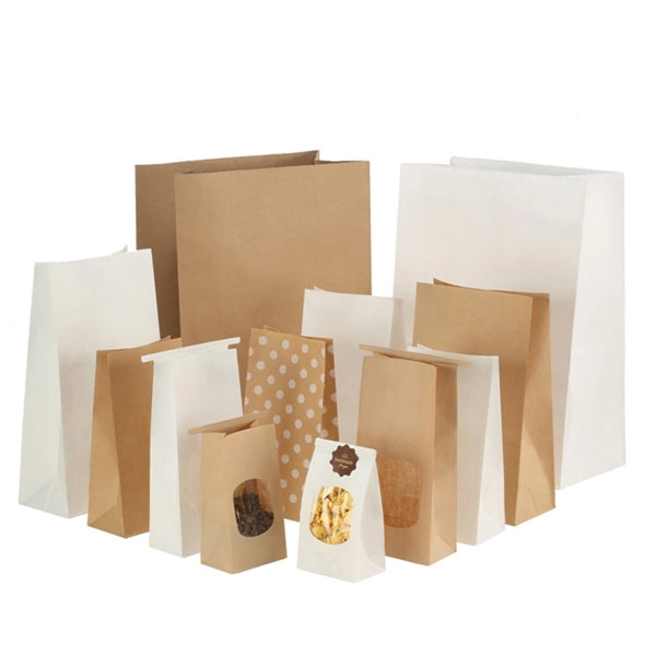 Tin Tie Locked Kraft Paper Food Bags