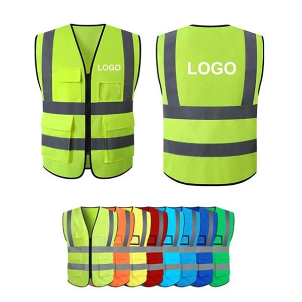 Safety Vest with Reflective Strips