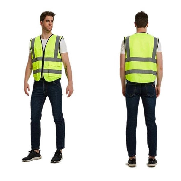Safety Vest with Reflective Strips