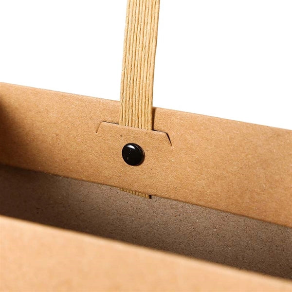 Thicken Natural Paper Shopping Tote Bag