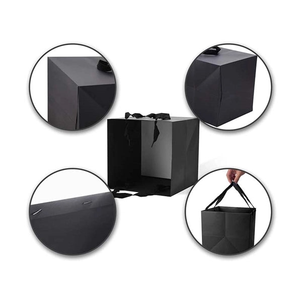 8 Inch Square Bottom Paper Bag With Handle