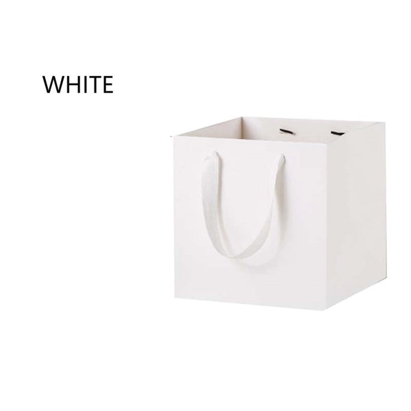 8 Inch Square Bottom Paper Bag With Handle