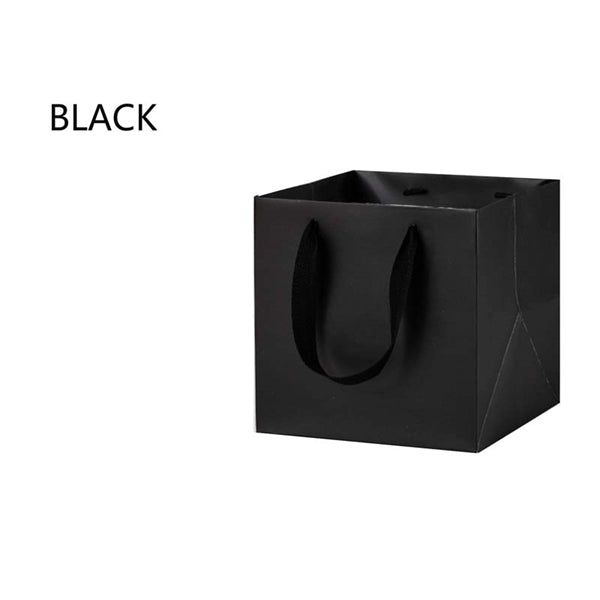 8 Inch Square Bottom Paper Bag With Handle