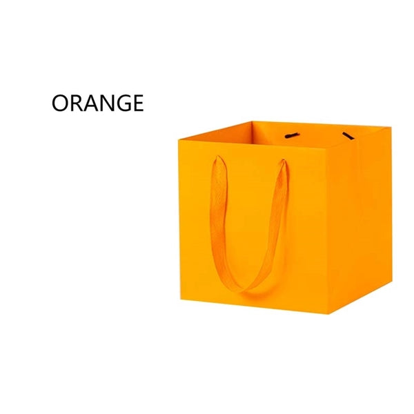 8 Inch Square Bottom Paper Bag With Handle