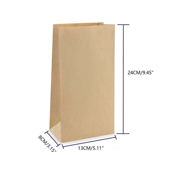 Disposable Kraft Paper Lunch Bag