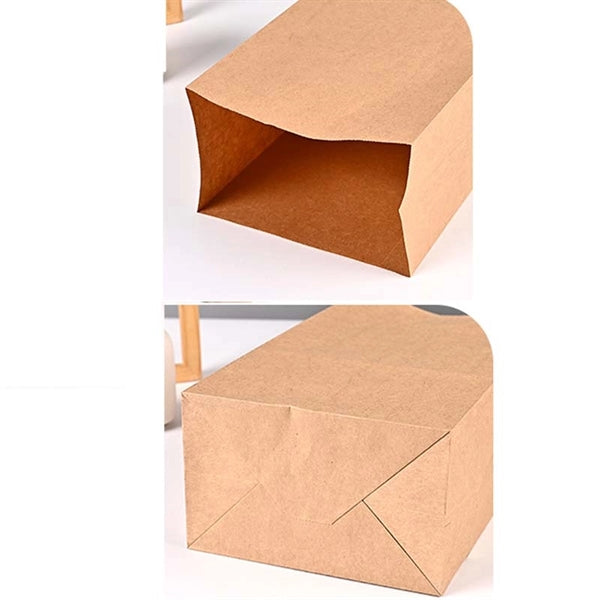Disposable Kraft Paper Lunch Bag