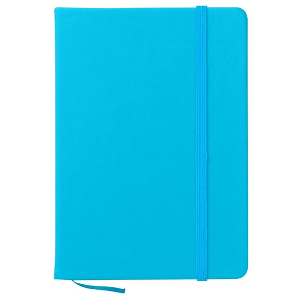 Notebook w/ Bookmark And Strap Closure
