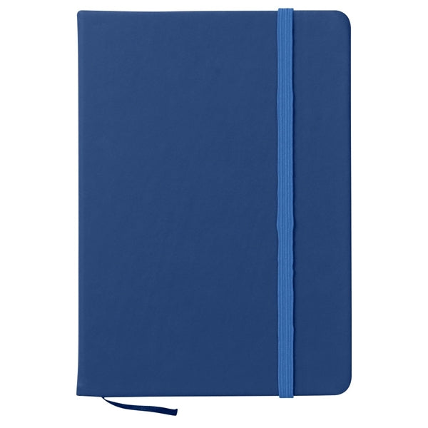 Notebook w/ Bookmark And Strap Closure