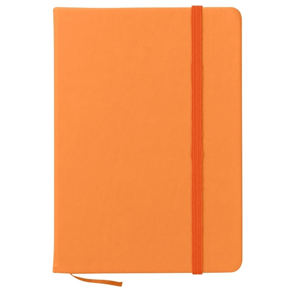 Notebook w/ Bookmark And Strap Closure