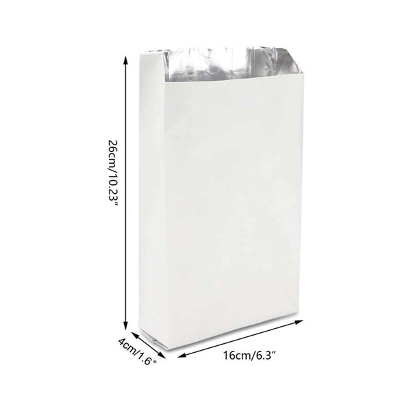 Aluminum Foil Wrappers Greaseproof Burger Bags