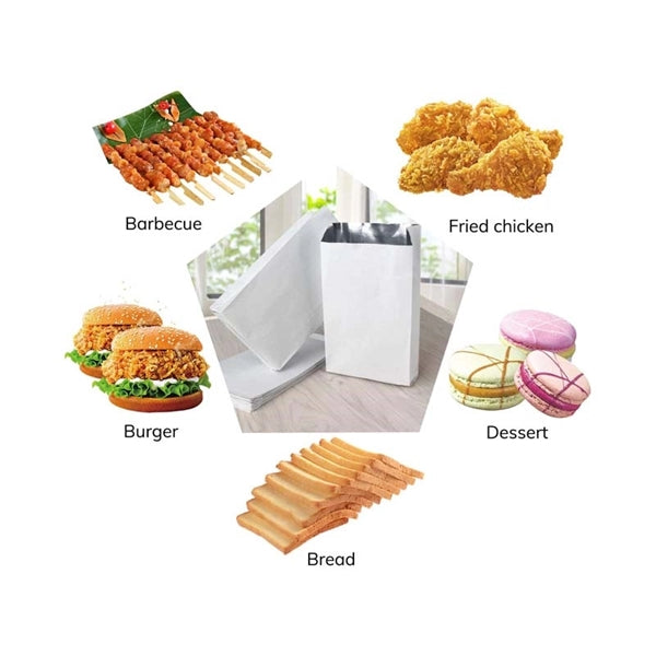 Aluminum Foil Wrappers Greaseproof Burger Bags