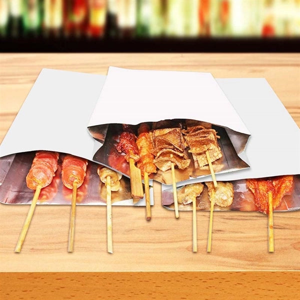 Aluminum Foil Wrappers Greaseproof Burger Bags