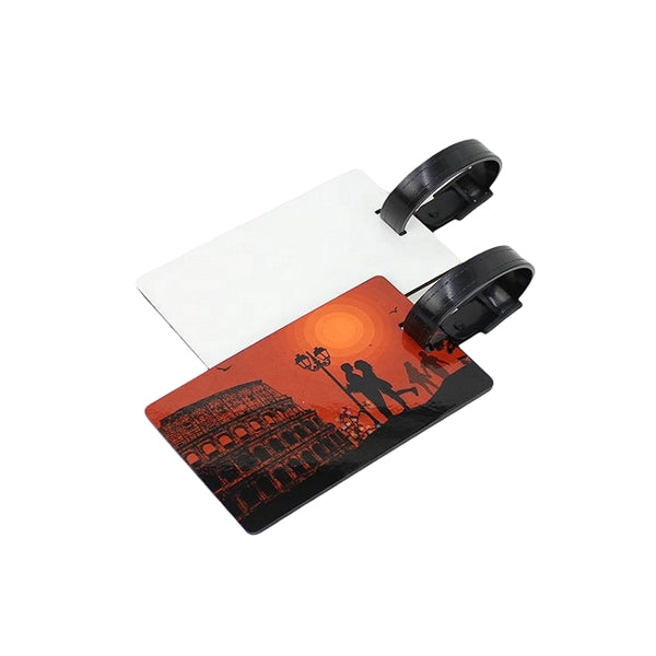 Fiberboard Luggage Tag with Adjustable Strap