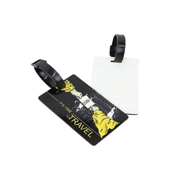 Fiberboard Luggage Tag with Adjustable Strap
