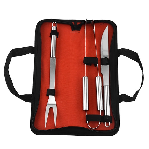 Camping Barbecue Grill Tools Set 3Pcs