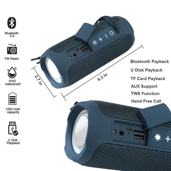 LED Portable Bluetooth Speaker